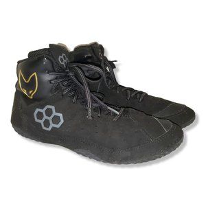 *RARE* Rudis Dave Shultz SF-Tbilisi Sly Fox Wrestling Shoes Mens 10 Black Gold
